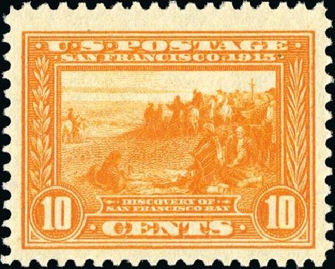 Prices of US Stamps Scott Catalog 400A - 1913 10c Panama-Pacific Exposition. Spink Shreves Galleries, Jan 2015, Sale 150, Lot 163