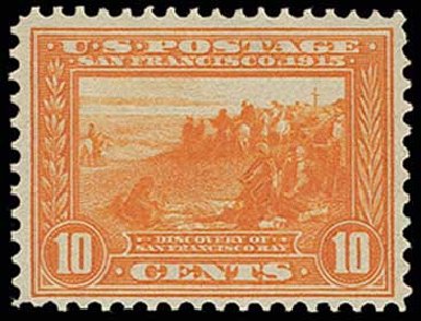 Values of US Stamps Scott # 400A - 1913 10c Panama-Pacific Exposition. H.R. Harmer, Jun 2013, Sale 3003, Lot 1286