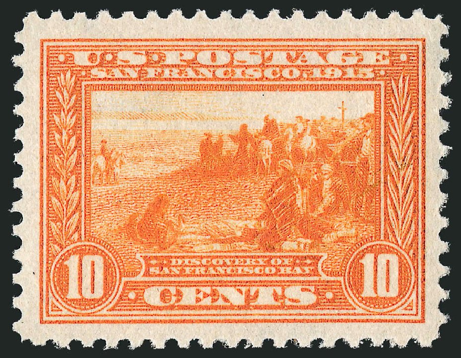 US Stamp Values Scott Catalog 400A: 10c 1913 Panama-Pacific Exposition. Robert Siegel Auction Galleries, Dec 2010, Sale 1000, Lot 1216