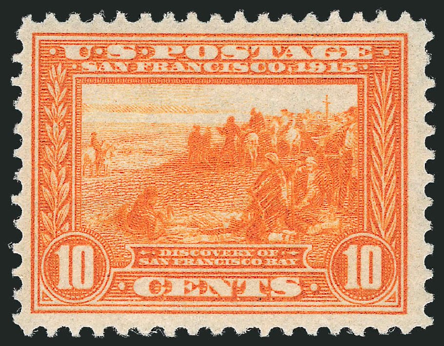 US Stamp Values Scott Cat. 400A - 1913 10c Panama-Pacific Exposition. Robert Siegel Auction Galleries, Oct 2012, Sale 1033, Lot 4216