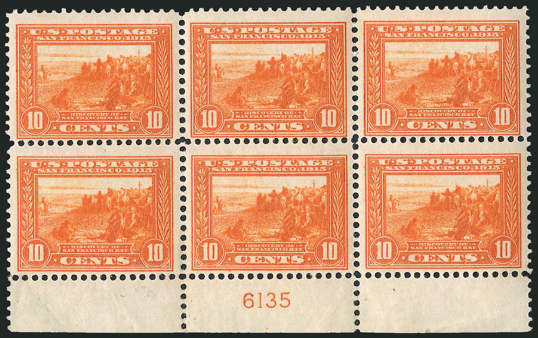 Value of US Stamps Scott Catalogue 400A: 10c 1913 Panama-Pacific Exposition. Robert Siegel Auction Galleries, Apr 2009, Sale 971, Lot 1736