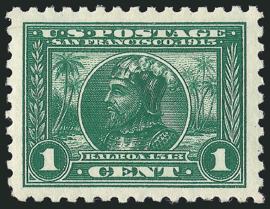 US Stamp Value Scott #401 - 1915 1c Panama-Pacific Exposition. Robert Siegel Auction Galleries, Dec 2010, Sale 1000, Lot 1217