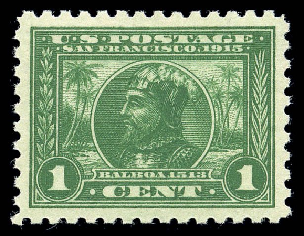 US Stamps Value Scott Cat. #401: 1c 1915 Panama-Pacific Exposition. Matthew Bennett International, Sep 2010, Sale 331, Lot 718