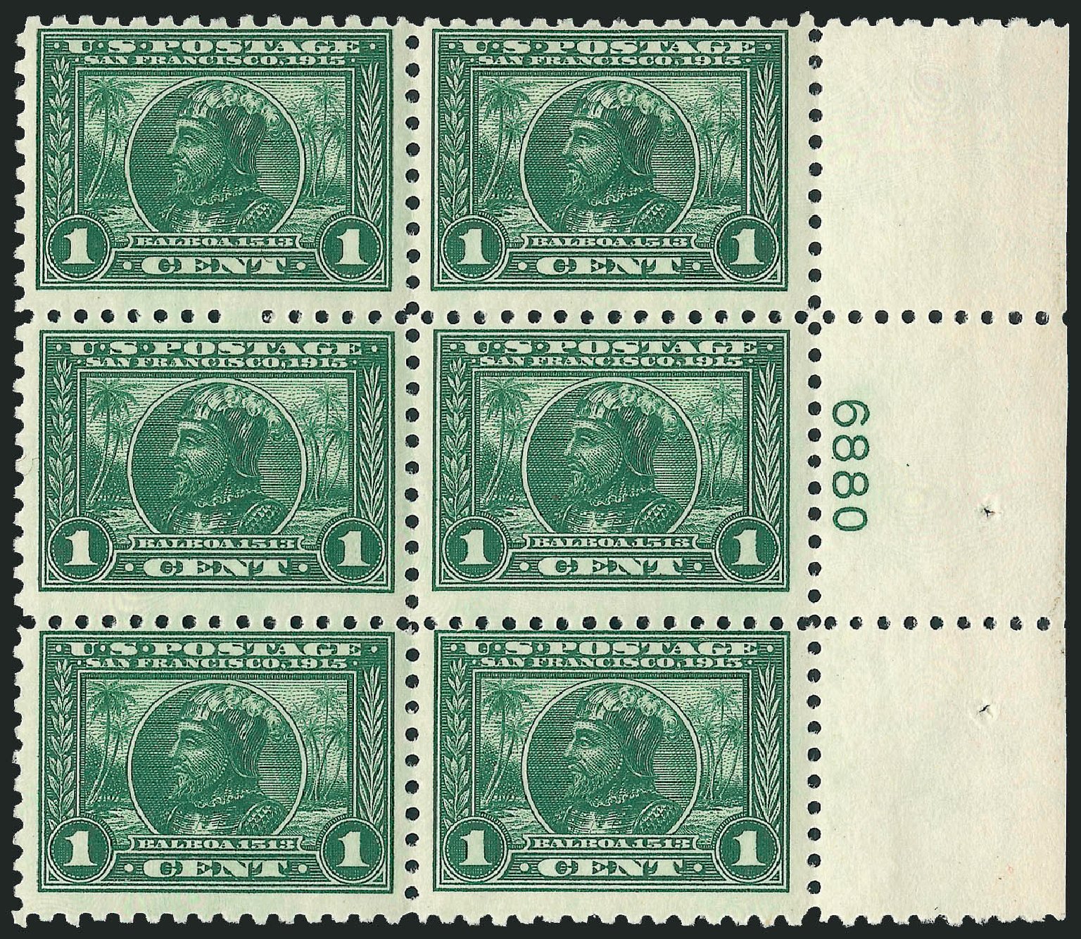 Price of US Stamp Scott 401 - 1c 1915 Panama-Pacific Exposition. Robert Siegel Auction Galleries, Apr 2009, Sale 971, Lot 1758
