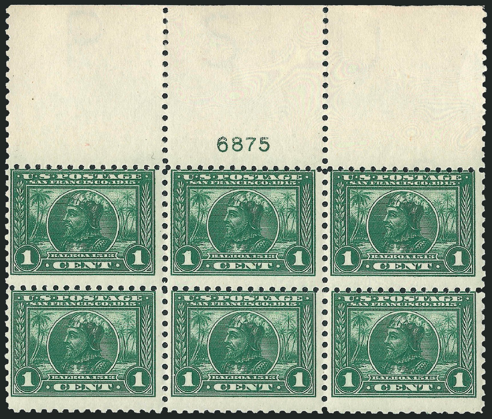 Prices of US Stamps Scott 401: 1c 1915 Panama-Pacific Exposition. Robert Siegel Auction Galleries, Apr 2009, Sale 971, Lot 1755