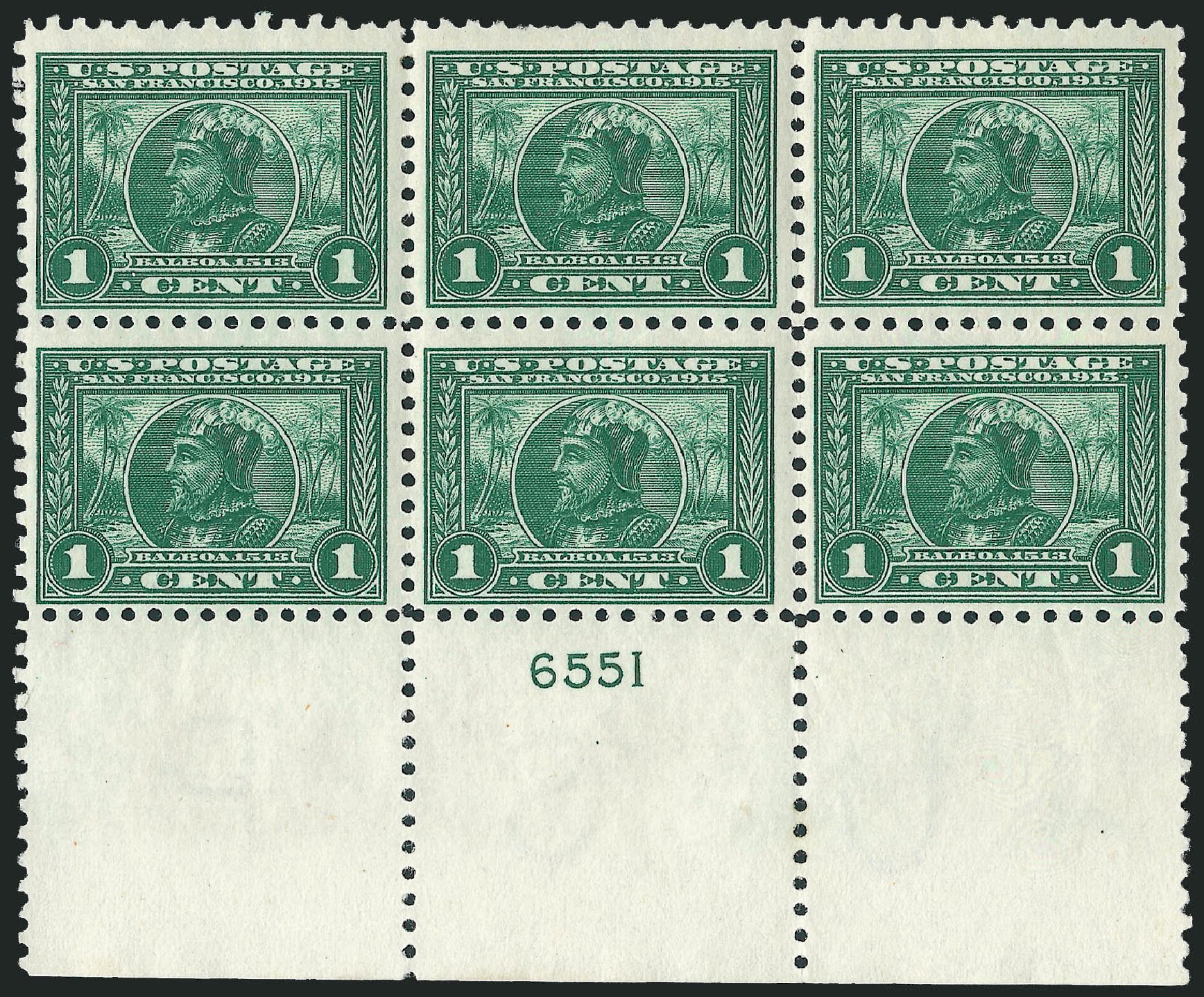 Price of US Stamps Scott #401: 1915 1c Panama-Pacific Exposition. Robert Siegel Auction Galleries, Apr 2009, Sale 971, Lot 1752
