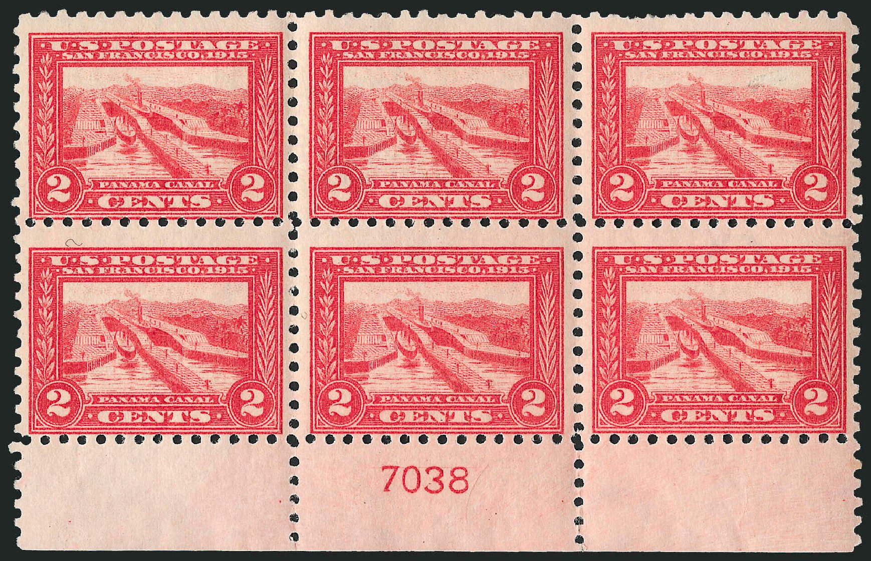 Prices of US Stamps Scott 402: 2c 1915 Panama-Pacific Exposition. Robert Siegel Auction Galleries, Apr 2009, Sale 971, Lot 1787