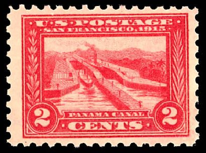 US Stamp Prices Scott # 402 - 2c 1915 Panama-Pacific Exposition. Daniel Kelleher Auctions, Dec 2012, Sale 633, Lot 700