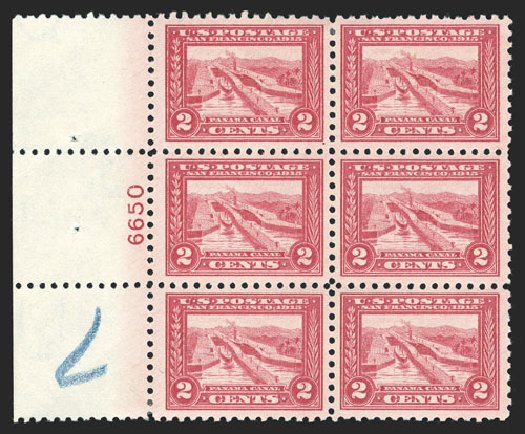 Value of US Stamp Scott 402 - 2c 1915 Panama-Pacific Exposition. Spink Shreves Galleries, Mar 2013, Sale 142, Lot 350