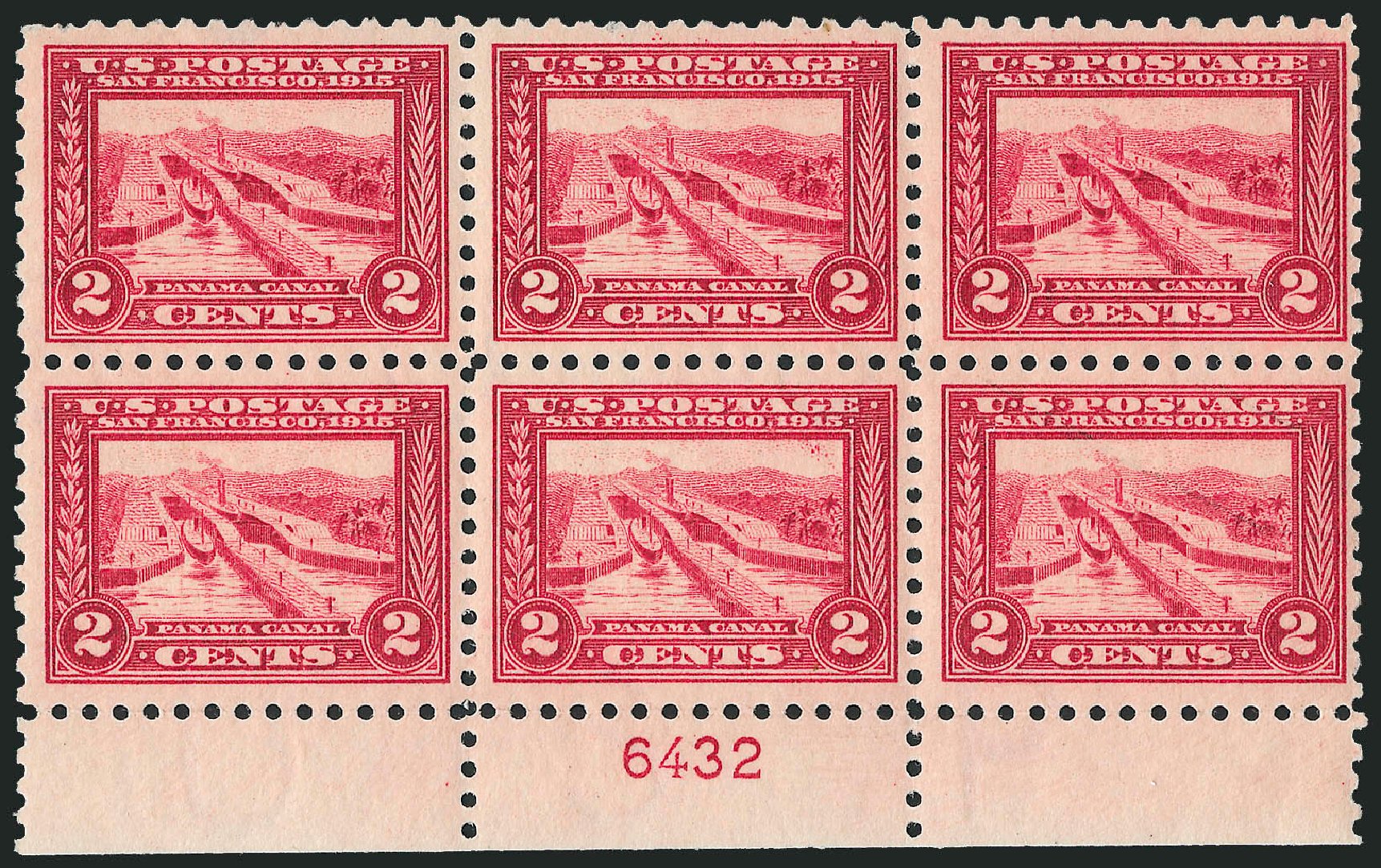 US Stamps Prices Scott # 402: 2c 1915 Panama-Pacific Exposition. Robert Siegel Auction Galleries, Apr 2009, Sale 971, Lot 1761