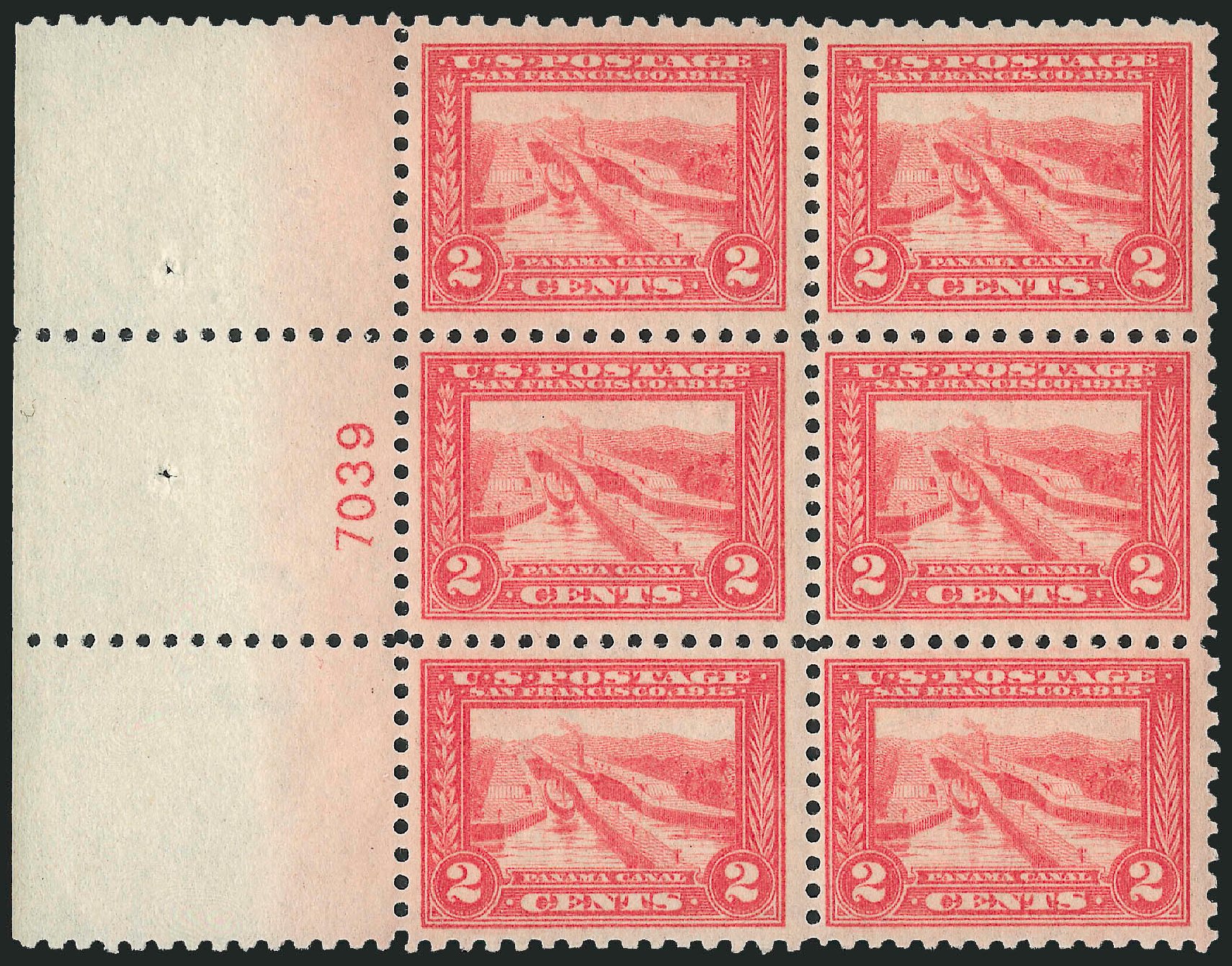 Value of US Stamps Scott Catalogue 402 - 1915 2c Panama-Pacific Exposition. Robert Siegel Auction Galleries, Apr 2009, Sale 971, Lot 1791