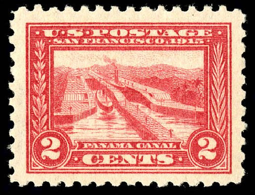 US Stamps Values Scott Catalog #402 - 1915 2c Panama-Pacific Exposition. Matthew Bennett International, Dec 2008, Sale 330, Lot 1774