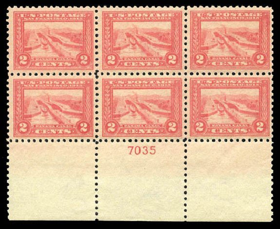 Costs of US Stamp Scott Catalog # 402 - 1915 2c Panama-Pacific Exposition. Matthew Bennett International, Mar 2011, Sale 336, Lot 1292