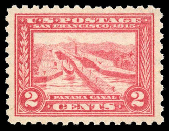 US Stamps Price Scott # 402: 1915 2c Panama-Pacific Exposition. Matthew Bennett International, Mar 2011, Sale 337, Lot 2872