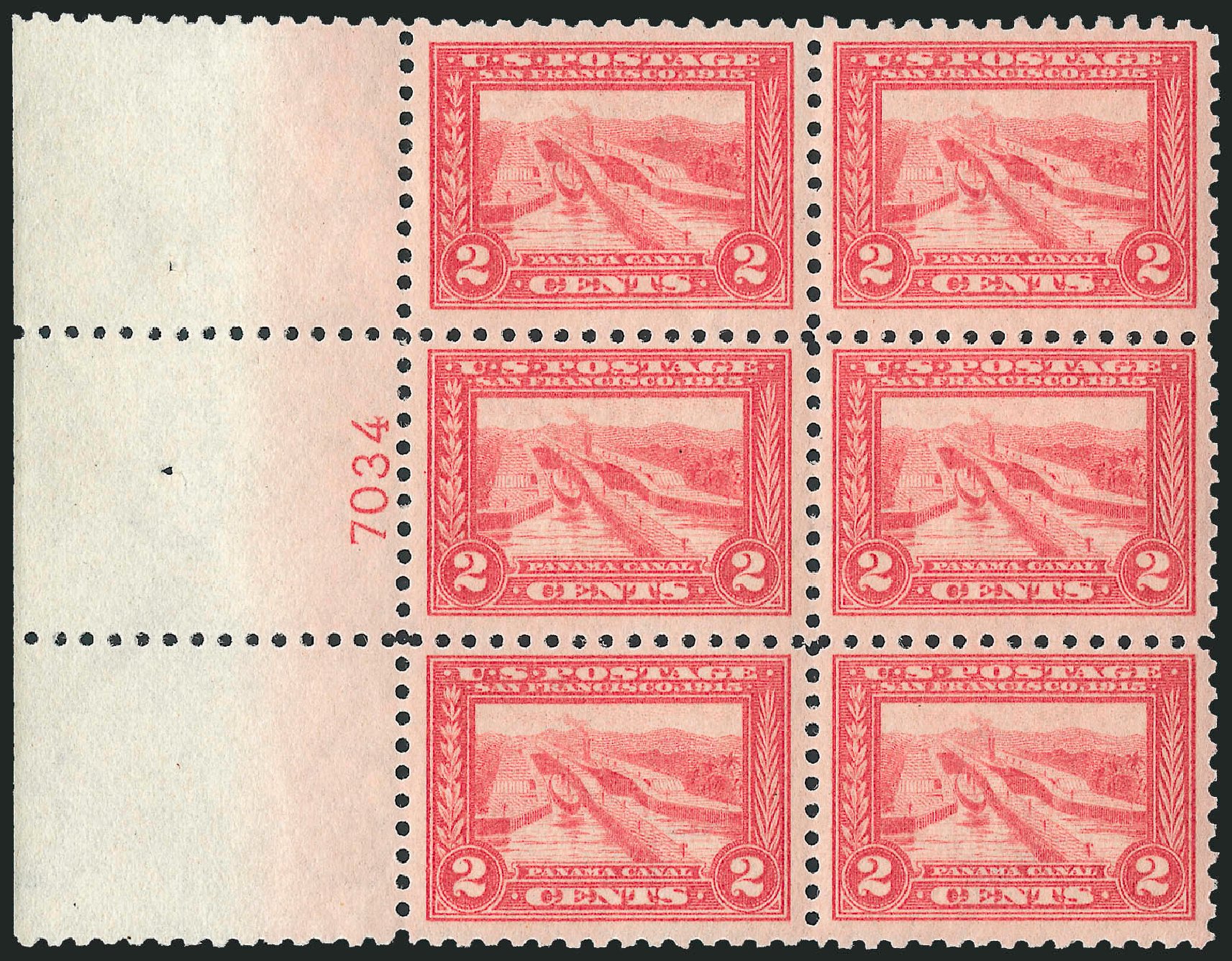 Value of US Stamp Scott Catalog 402: 2c 1915 Panama-Pacific Exposition. Robert Siegel Auction Galleries, Apr 2009, Sale 971, Lot 1782