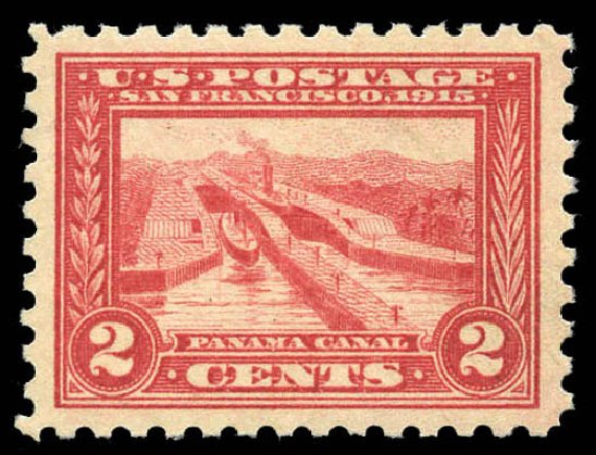 US Stamps Value Scott Catalogue # 402: 2c 1915 Panama-Pacific Exposition. Matthew Bennett International, Mar 2011, Sale 337, Lot 2873