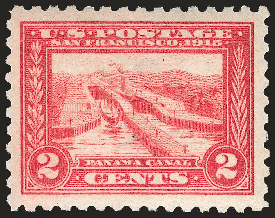 US Stamp Value Scott Catalog # 402 - 1915 2c Panama-Pacific Exposition. Robert Siegel Auction Galleries, Apr 2010, Sale 984, Lot 853