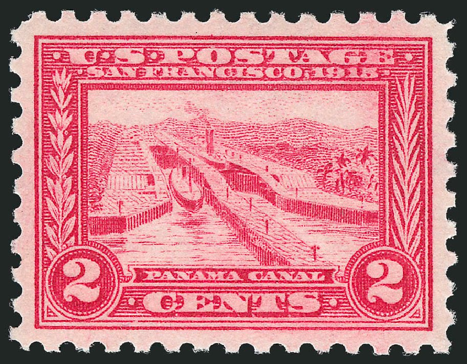 Prices of US Stamp Scott Catalogue 402: 2c 1915 Panama-Pacific Exposition. Robert Siegel Auction Galleries, Nov 2012, Sale 1034, Lot 376