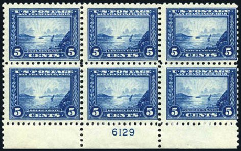 US Stamp Price Scott Catalogue 403 - 1915 5c Panama-Pacific Exposition. Harmer-Schau Auction Galleries, Feb 2010, Sale 84, Lot 1577