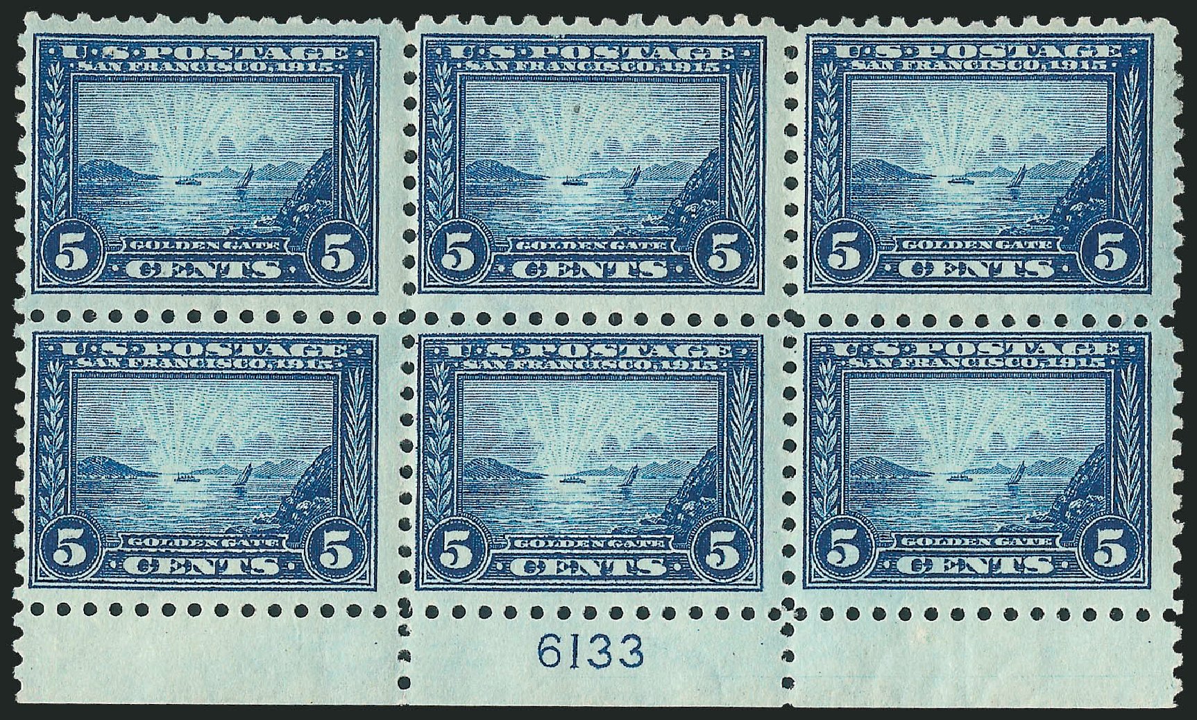 US Stamp Prices Scott Catalogue # 403: 5c 1915 Panama-Pacific Exposition. Robert Siegel Auction Galleries, Apr 2009, Sale 971, Lot 1798