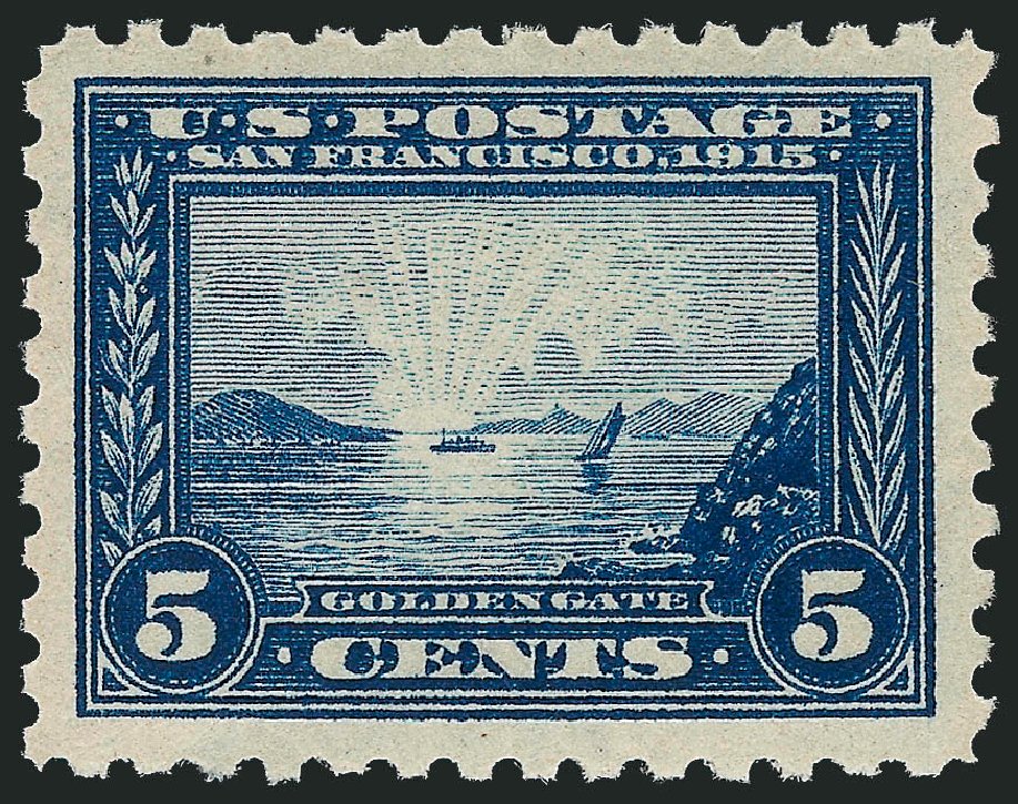 US Stamps Value Scott 403: 5c 1915 Panama-Pacific Exposition. Robert Siegel Auction Galleries, Oct 2011, Sale 1014, Lot 1879