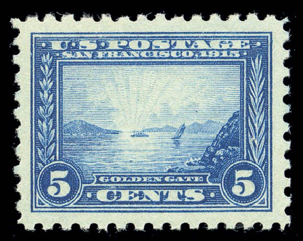 Values of US Stamps Scott Catalog #403: 1915 5c Panama-Pacific Exposition. Matthew Bennett International, Sep 2010, Sale 331, Lot 720