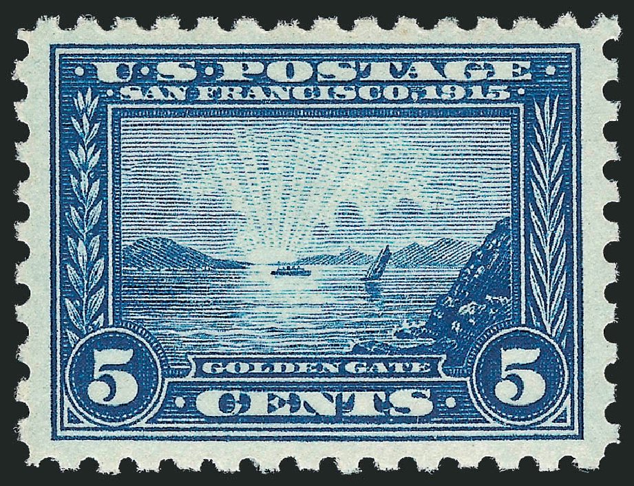 US Stamps Value Scott Catalog 403 - 5c 1915 Panama-Pacific Exposition. Robert Siegel Auction Galleries, Oct 2011, Sale 1014, Lot 1880