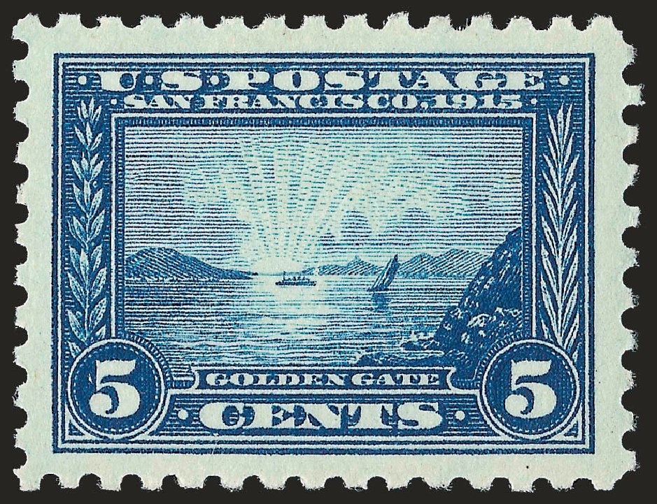 US Stamp Prices Scott Catalogue # 403: 5c 1915 Panama-Pacific Exposition. Robert Siegel Auction Galleries, Sep 2009, Sale 976, Lot 1991