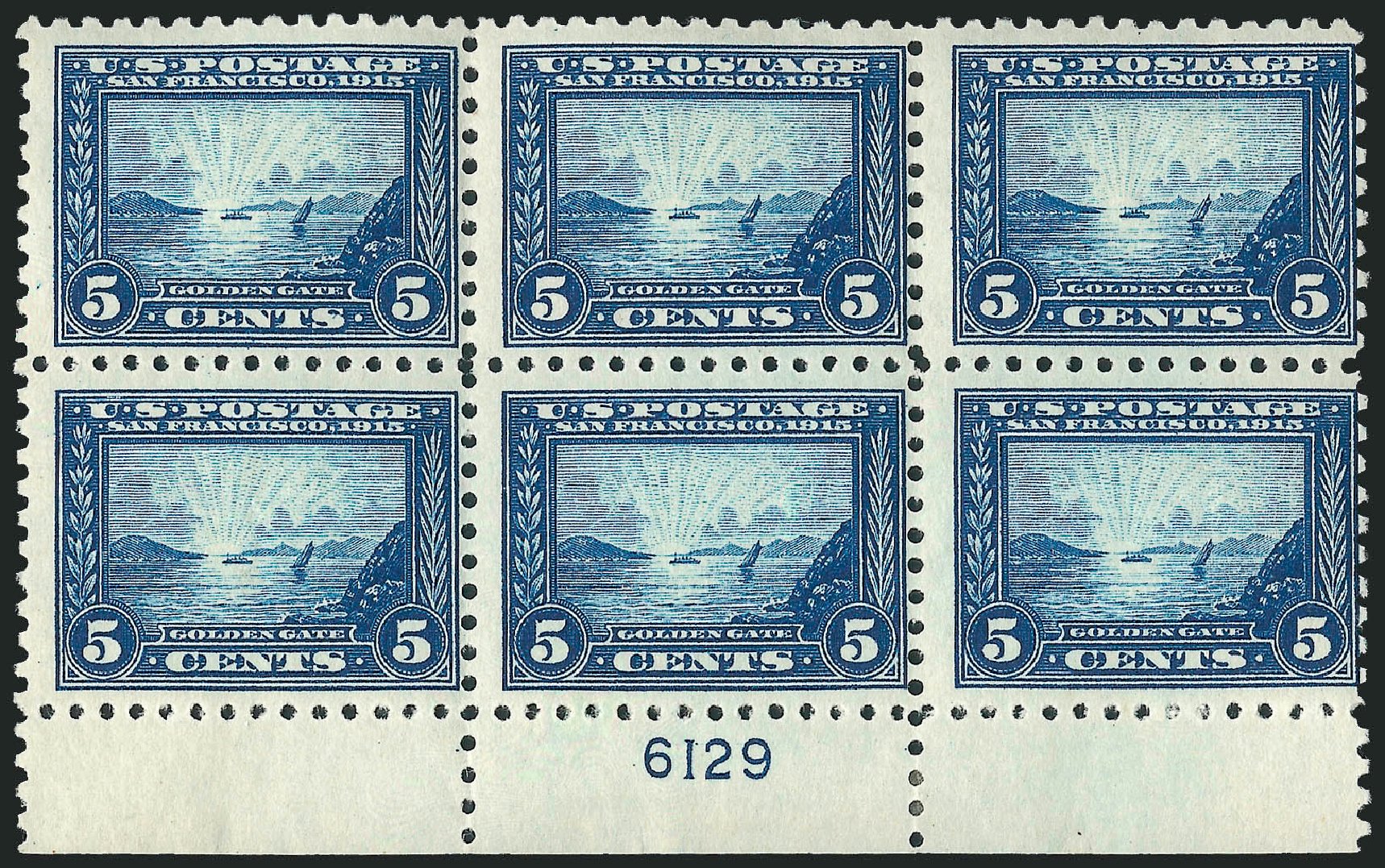 Prices of US Stamp Scott Cat. #403: 1915 5c Panama-Pacific Exposition. Robert Siegel Auction Galleries, Apr 2009, Sale 971, Lot 1794