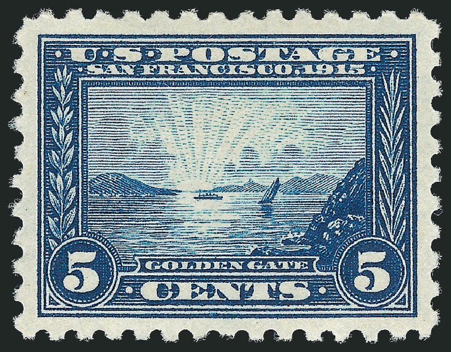 Value of US Stamp Scott Catalogue 403: 1915 5c Panama-Pacific Exposition. Robert Siegel Auction Galleries, Oct 2010, Sale 997, Lot 5975
