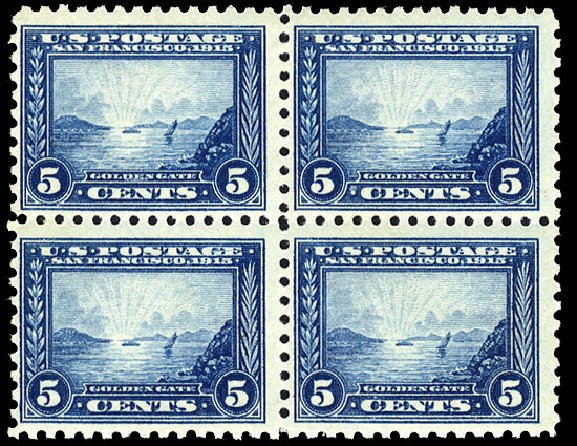 Cost of US Stamps Scott # 403 - 5c 1915 Panama-Pacific Exposition. Cherrystone Auctions, Jun 2009, Sale 200906, Lot 182