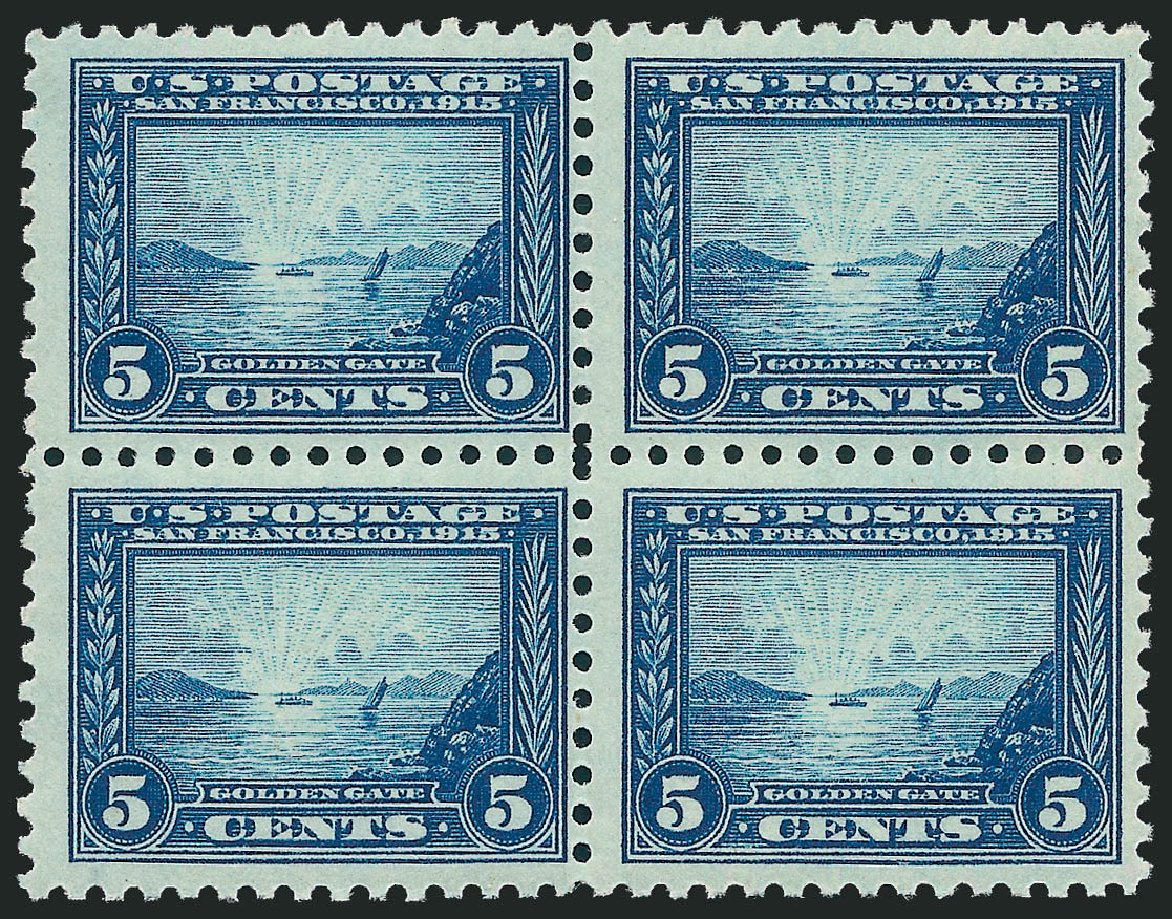 Value of US Stamps Scott # 403 - 5c 1915 Panama-Pacific Exposition. Robert Siegel Auction Galleries, Sep 2009, Sale 976, Lot 1992
