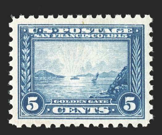 Values of US Stamps Scott #403 - 5c 1915 Panama-Pacific Exposition. Spink Shreves Galleries, Nov 2012, Sale 141, Lot 162