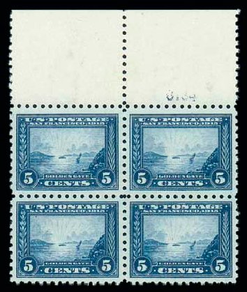 US Stamp Price Scott Cat. 403: 5c 1915 Panama-Pacific Exposition. Matthew Bennett International, Dec 2007, Sale 325, Lot 2043