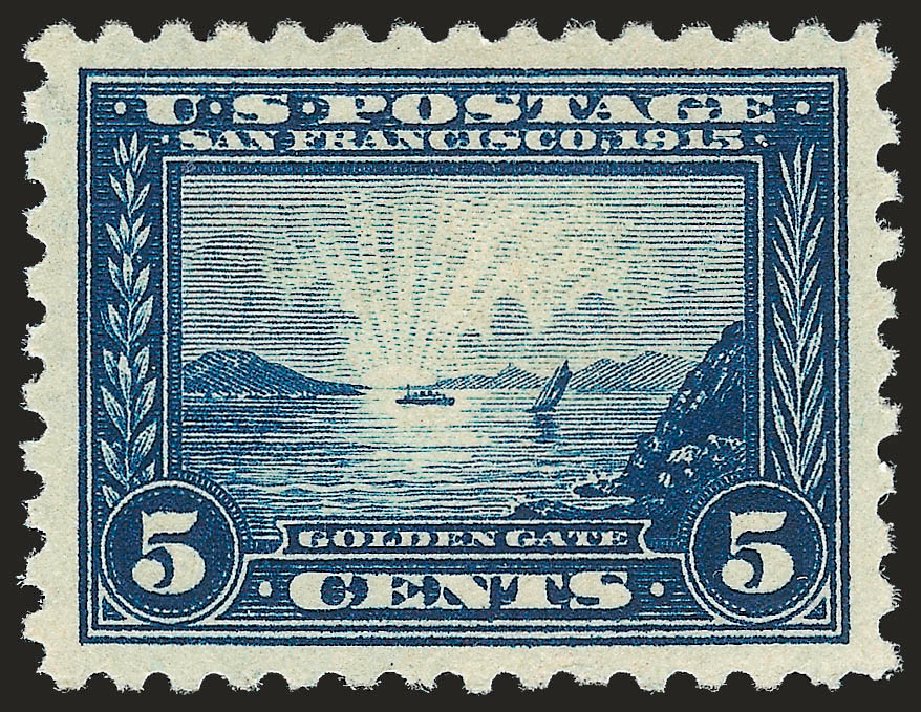 Prices of US Stamps Scott Catalogue #403 - 1915 5c Panama-Pacific Exposition. Robert Siegel Auction Galleries, Apr 2010, Sale 984, Lot 856