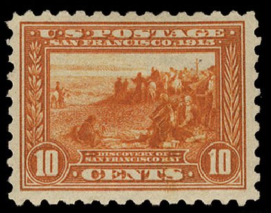 Prices of US Stamps Scott Cat. #404 - 10c 1915 Panama-Pacific Exposition. Cherrystone Auctions, Oct 2012, Sale 201210, Lot 137
