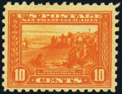 Prices of US Stamp Scott Cat. # 404: 1915 10c Panama-Pacific Exposition. Harmer-Schau Auction Galleries, Oct 2012, Sale 95, Lot 247