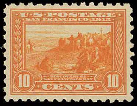 Values of US Stamps Scott Cat. #404 - 1915 10c Panama-Pacific Exposition. H.R. Harmer, Nov 2013, Sale 3004, Lot 1257