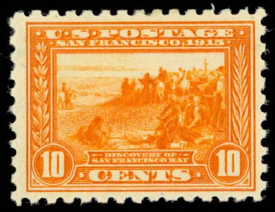 Costs of US Stamps Scott Catalogue #404: 1915 10c Panama-Pacific Exposition. Daniel Kelleher Auctions, Sep 2013, Sale 639, Lot 1147