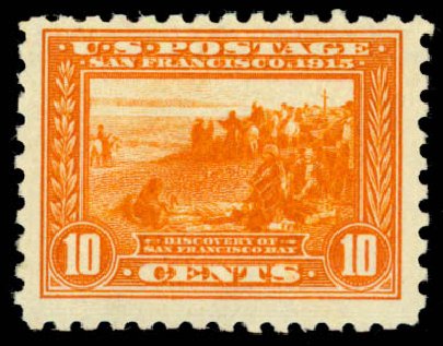 US Stamps Price Scott Catalog 404 - 1915 10c Panama-Pacific Exposition. Daniel Kelleher Auctions, Jan 2015, Sale 663, Lot 1757