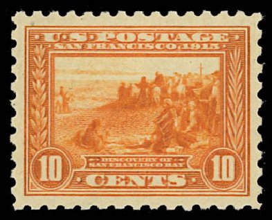 Price of US Stamp Scott Catalog # 404: 10c 1915 Panama-Pacific Exposition. Daniel Kelleher Auctions, Apr 2012, Sale 629, Lot 328