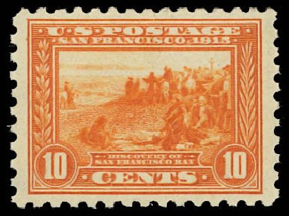 Cost of US Stamps Scott Catalogue #404 - 10c 1915 Panama-Pacific Exposition. Daniel Kelleher Auctions, Aug 2012, Sale 631, Lot 1178