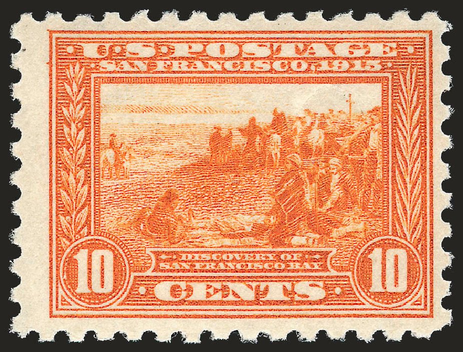 US Stamps Value Scott Catalog # 404: 1915 10c Panama-Pacific Exposition. Robert Siegel Auction Galleries, Jun 2009, Sale 975, Lot 1818