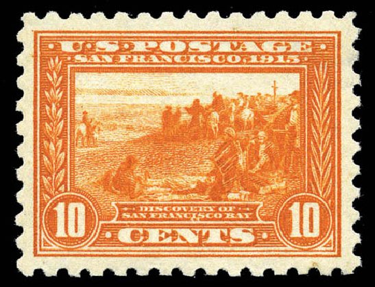 Values of US Stamp Scott Catalogue #404 - 1915 10c Panama-Pacific Exposition. Matthew Bennett International, Mar 2011, Sale 337, Lot 2879
