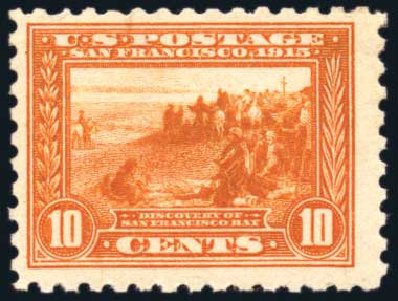 US Stamp Price Scott Catalog 404 - 1915 10c Panama-Pacific Exposition. Harmer-Schau Auction Galleries, Jul 2010, Sale 86, Lot 529