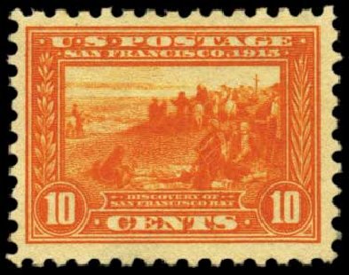 Values of US Stamp Scott Cat. # 404 - 1915 10c Panama-Pacific Exposition. Harmer-Schau Auction Galleries, Feb 2012, Sale 92, Lot 1139