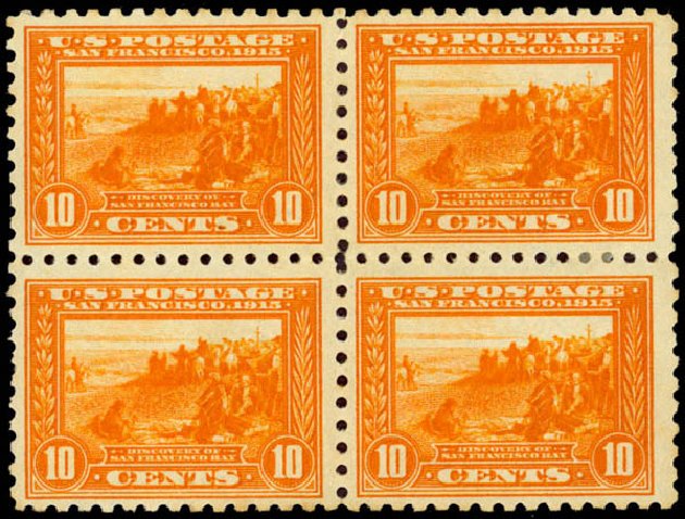 Price of US Stamp Scott 404 - 1915 10c Panama-Pacific Exposition. Daniel Kelleher Auctions, Jan 2015, Sale 663, Lot 1759