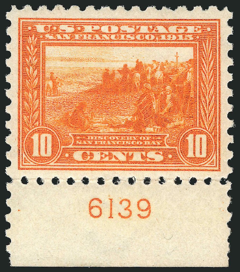 Cost of US Stamps Scott Cat. #404: 10c 1915 Panama-Pacific Exposition. Robert Siegel Auction Galleries, Sep 2014, Sale 1078, Lot 509