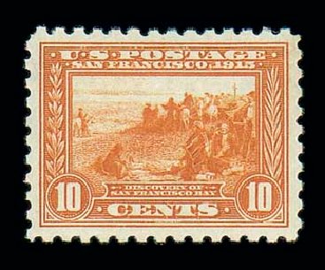 Prices of US Stamp Scott Catalog #404: 1915 10c Panama-Pacific Exposition. Matthew Bennett International, Jun 2007, Sale 319, Lot 1430
