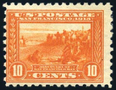 Price of US Stamp Scott Catalogue 404 - 10c 1915 Panama-Pacific Exposition. Harmer-Schau Auction Galleries, Jul 2010, Sale 86, Lot 530